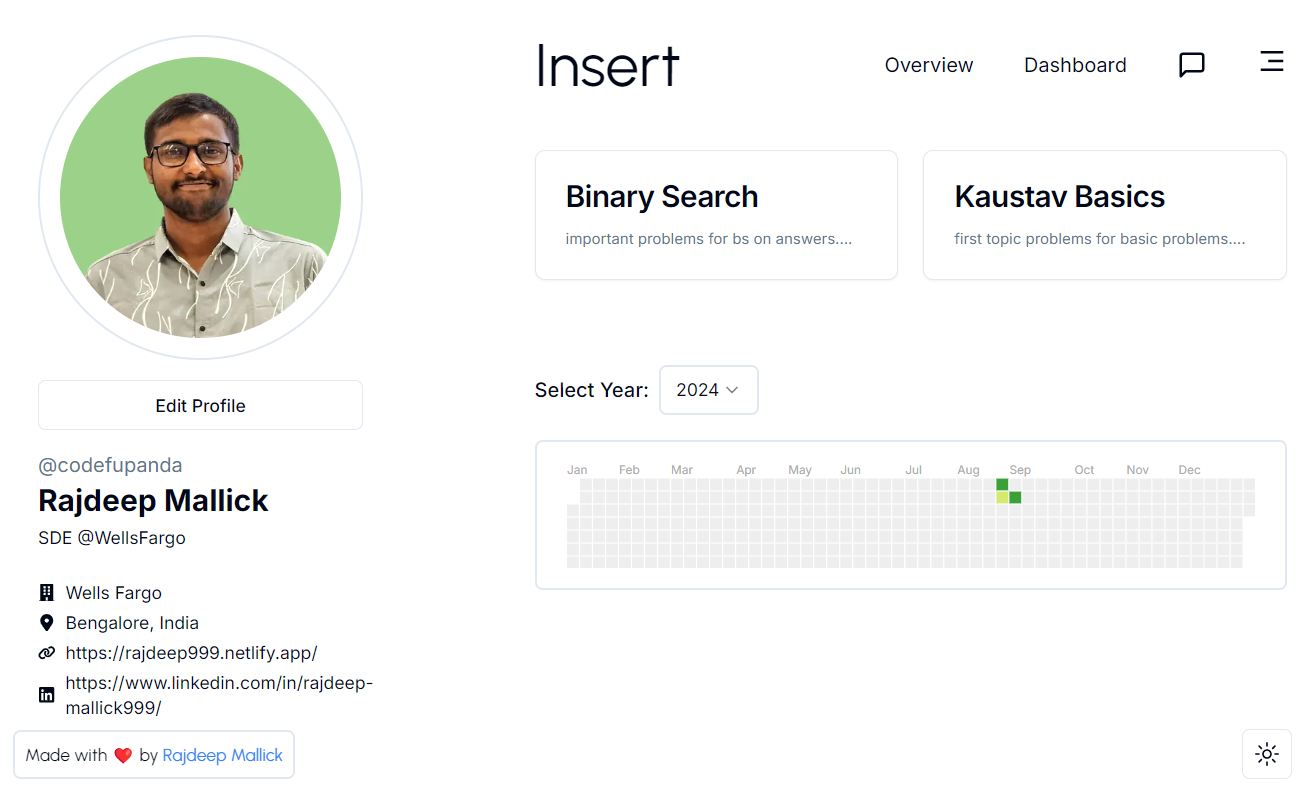 insert